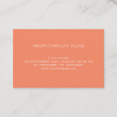 Nordische Blume Treuekarte (Rückseite)