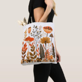 Nordische Blumen-Tasche Tasche (Von Nahem)