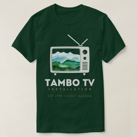 Nordische Exposition Tambo TV Installation Shelly T-Shirt (Design vorne)
