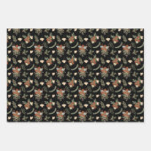 Nordische Fairies Kiefernhaine Rustikale Kunst Geschenkpapier Set (Vorderseite 3)