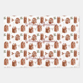 Nordische Fairies Kiefernhaine Rustikale Kunst Geschenkpapier Set (Vorderseite 2)