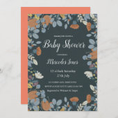 Nordische Folklorekunst Einladung (Vorne/Hinten)