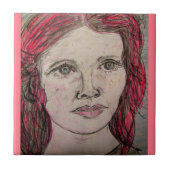 Nordische Frau Fliese (Vorderseite)