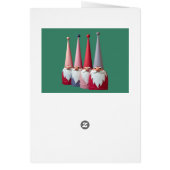 Nordische Gnome Retro Moderner Weihnachts Kitsch S (Hinten)