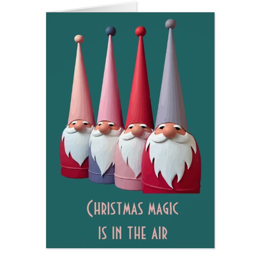 Nordische Gnome Retro Moderner Weihnachts Kitsch S (Vorne)