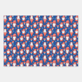 Nordische Gnome Schwedisch-Tomte-Weihnachten Geschenkpapier Set (Vorderseite)