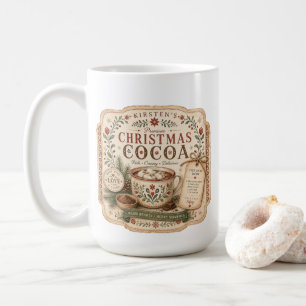 Nordische Hot Cocoa Etikette Kaffeetasse