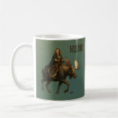 Nordische Huldra-Wald-Frau Kaffeetasse (Links)