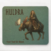 Nordische Huldra-Wald-Frau Mousepad (Vorne)