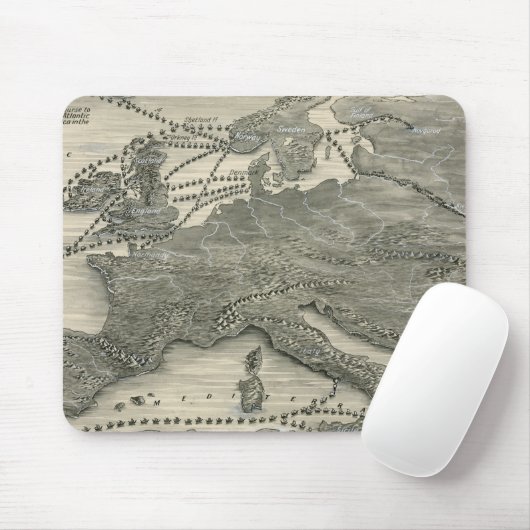 Nordische Invasionen Mousepad (Mit Mouse)