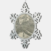 Nordische Invasionen Schneeflocken Zinn-Ornament (Rechts)