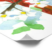 Nordische Kardinal Liebe Vögel Nord Carolina Poster (Ecke)