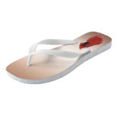 Nordische Kardinal-Vogelfliege Badesandalen (Schrägansicht)