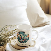 Nordische Kiefern und Spitzen, kundenspezifisch Kaffeetasse