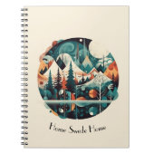 Nordische Kiefern und Spitzen, kundenspezifisch Notizblock (Vorderseite)