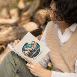 Nordische Kiefern und Spitzen, kundenspezifisch Notizblock