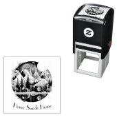 Nordische Kiefern und Spitzen, kundenspezifisch Permastempel (Beispiel)