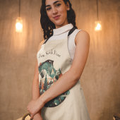 Nordische Kiefern und Spitzen, kundenspezifisch Schürze