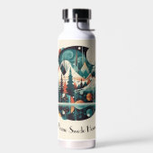 Nordische Kiefern und Spitzen, kundenspezifisch Trinkflasche (Links)