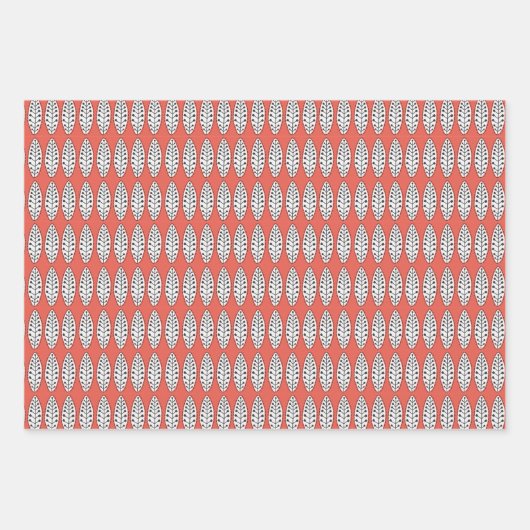 Nordische Kunst Geschenkpapier Set (Vorderseite)