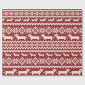 Nordische Musterbeispiel Geschenkpapier (Flach)