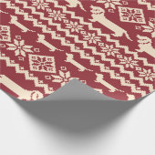 Nordische Musterbeispiel Geschenkpapier (Ecke)