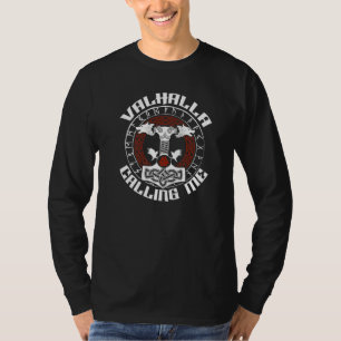 Nordische Mythologie Thor Wolf Valhalla ruft mich T-Shirt