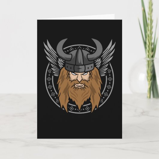 Nordische Mythologie valhalla Viking Nordic Odin G Karte (Vorderseite)