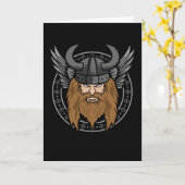 Nordische Mythologie valhalla Viking Nordic Odin G Karte (Gelbe Blume)