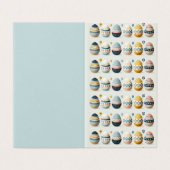 Nordische Osterkarte (Außenseite Aufgefaltet)