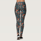 Nordische Owl-Muster-Leggings Leggings (Rückseite)