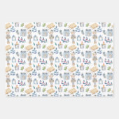 Nordische skandinavische Rag Dolls Weihnachten Geschenkpapier Set (Vorderseite 3)