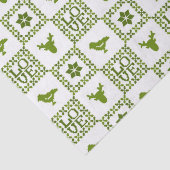 Nordische Strick-Muster für Ferienobjekte Seidenpapier (Detail)