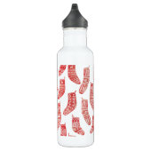 Nordische Strumpf Red White Edelstahlflasche (Rechts)
