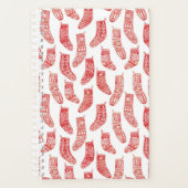 Nordische Strumpf Rot und Weiß Planer (Vorderseite)