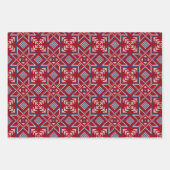 Nordische Sweatmuster Geschenkpapier Set (Vorderseite 3)