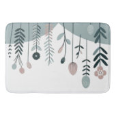 Nordische Vögel & Wald Badematte (Vorderseite)