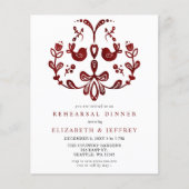 Nordische Vögel Weihnachtsessen Probe Abendessen (Vorderseite)