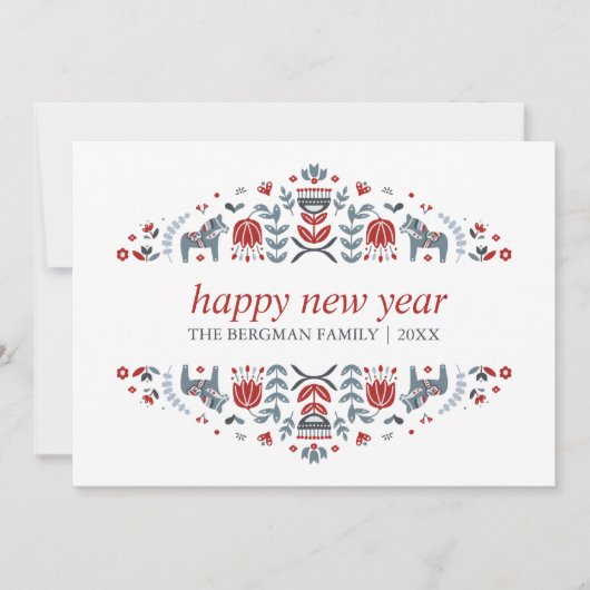 Nordische Volkskunst | Weihnachten im neuen Jahr 3 (Vorderseite)