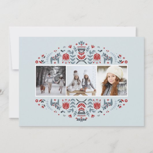 Nordische Volkskunst | Weihnachten im neuen Jahr 3 (Rückseite)