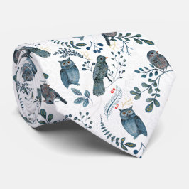 Nordische Waldvögel Krawatte