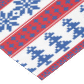 Nordische Weihnachtsbäume Tischdecke (Schrägansicht)