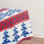 Nordische Weihnachtsbäume Tischdecke (Beispiel)