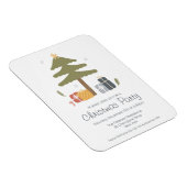 Nordische Weihnachtsbaumfeier Magnet (Rechte Seite)