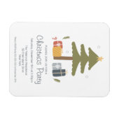 Nordische Weihnachtsbaumfeier Magnet (Horizontal)
