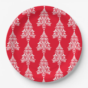 Nordische Weihnachtsdekorationen Pappteller