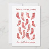 Nordische Weihnachtsfeiertage Weihnachten Strumpf (Vorderseite)