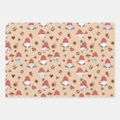 Nordische Weihnachtsgnomien Geschenkpapier Set (Vorderseite 3)