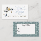 Nordische Weihnachtsmarken Visitenkarte (Vorne/Hinten)