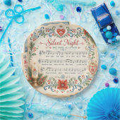 Nordische Weihnachtsmusik Pappteller (Party)